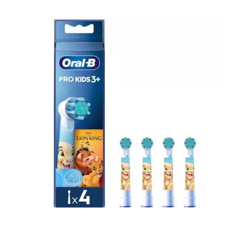 Oral B Kids3+ Lionking Recarga Escova Elétrica (x4 unidades)