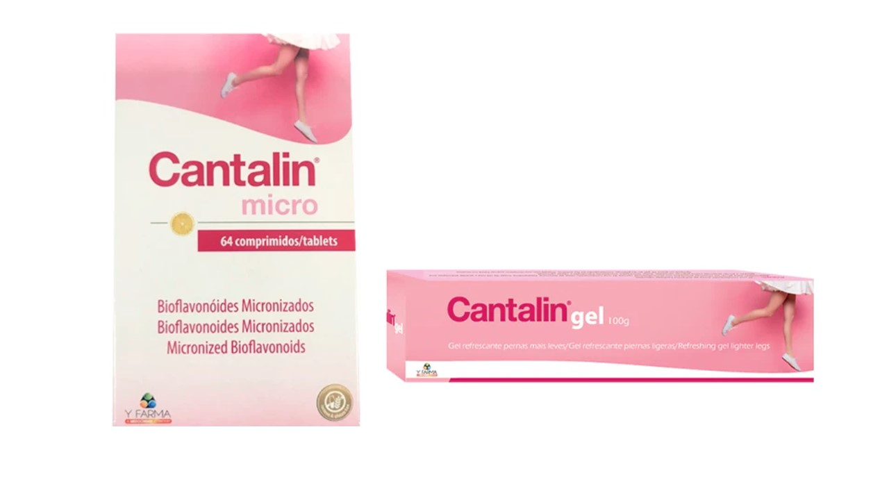 Cantalin Micro (x64 comprimidos ) + Gel Refrescante - 100g
