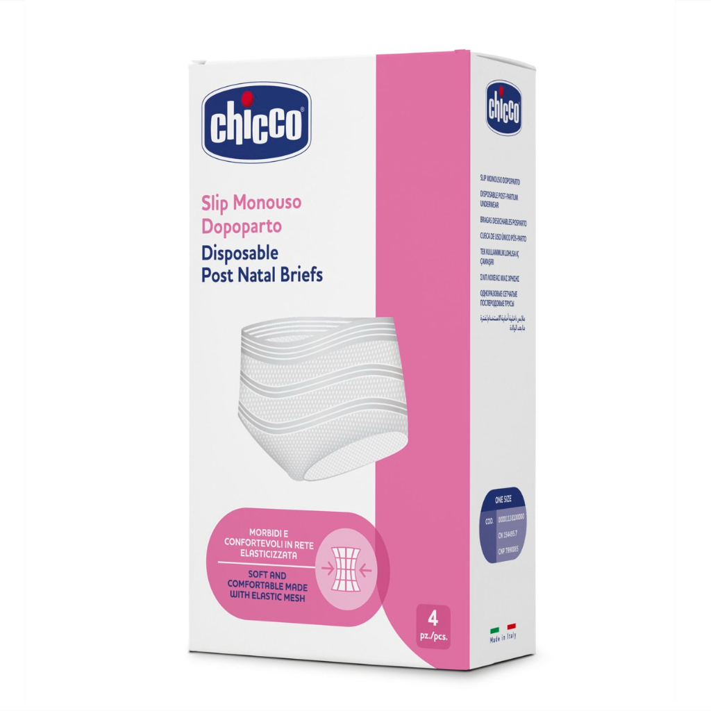 Chicco Cueca Monouso Pós Parto Rede Elástica (x4 unidades)