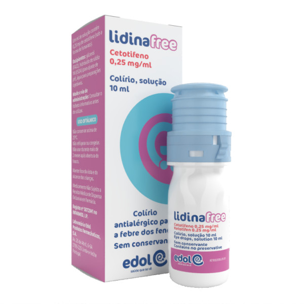 Lidinafree , 0.25 mg/ml colirio - 10ml