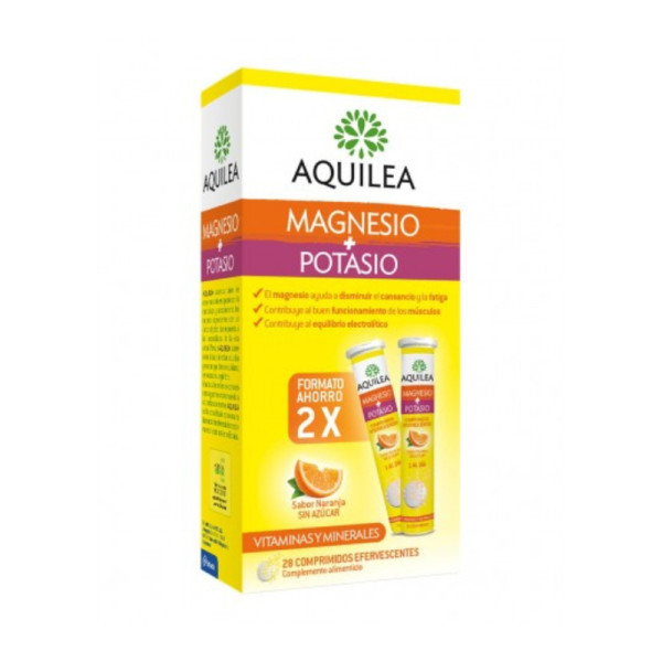 Aquilea Magnesio+Potassio (x28 comprimidos efervescentes)
