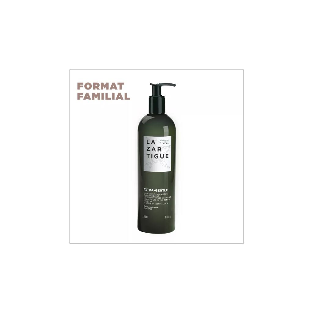 Lazartigue Extra Gentle Champô - 500ml