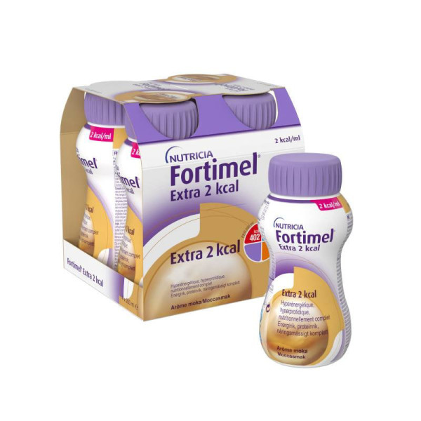 Fortimel Extra 2Kcal Solução Cafe 200ml x 4