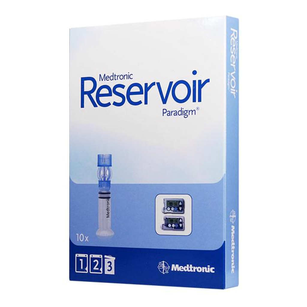 Medtronic  Reservatório  MiniMed Paradigm 3 ml MMT‑332A (10 unidades):