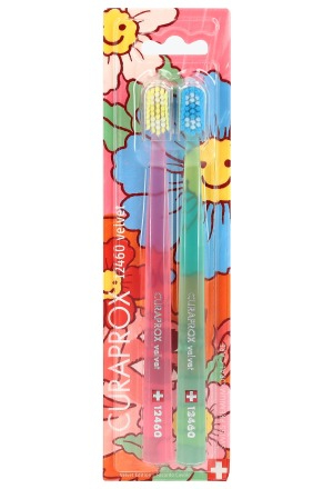 Curaprox CS12460 Escova Dentes Velvet (Pack Duplo)