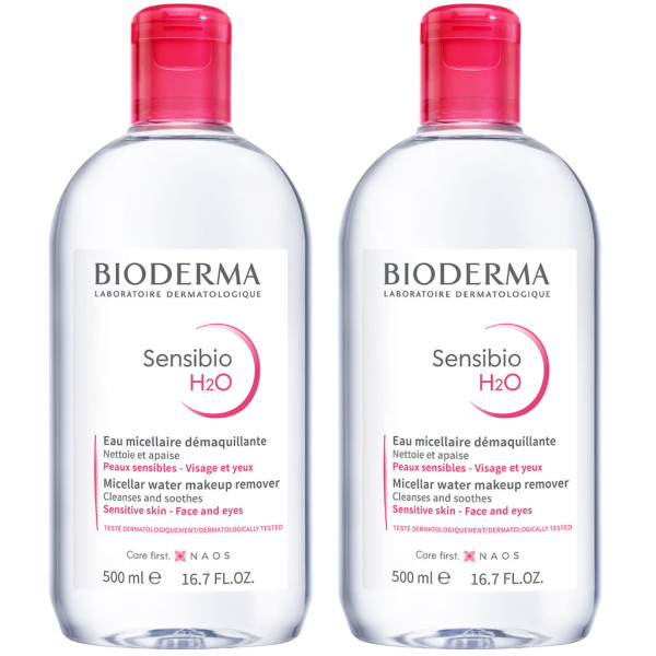 Bioderma Sensibio H2O  Agua Micelar - 500ml (Pack Duplo)