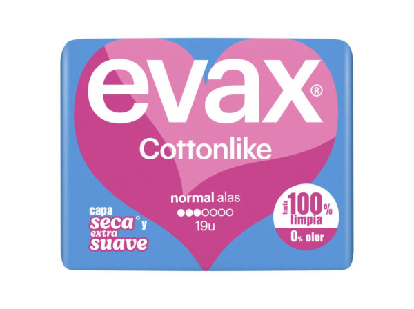 Evax Cottonlike Normal Abas (x19 pensos)