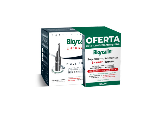 Bioscalin Energy H (x10 ampolas) + Oferta 30 comprimidos