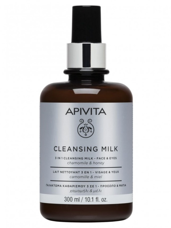 Apivita Leite de Limpeza Rosto e Olhos 300ml