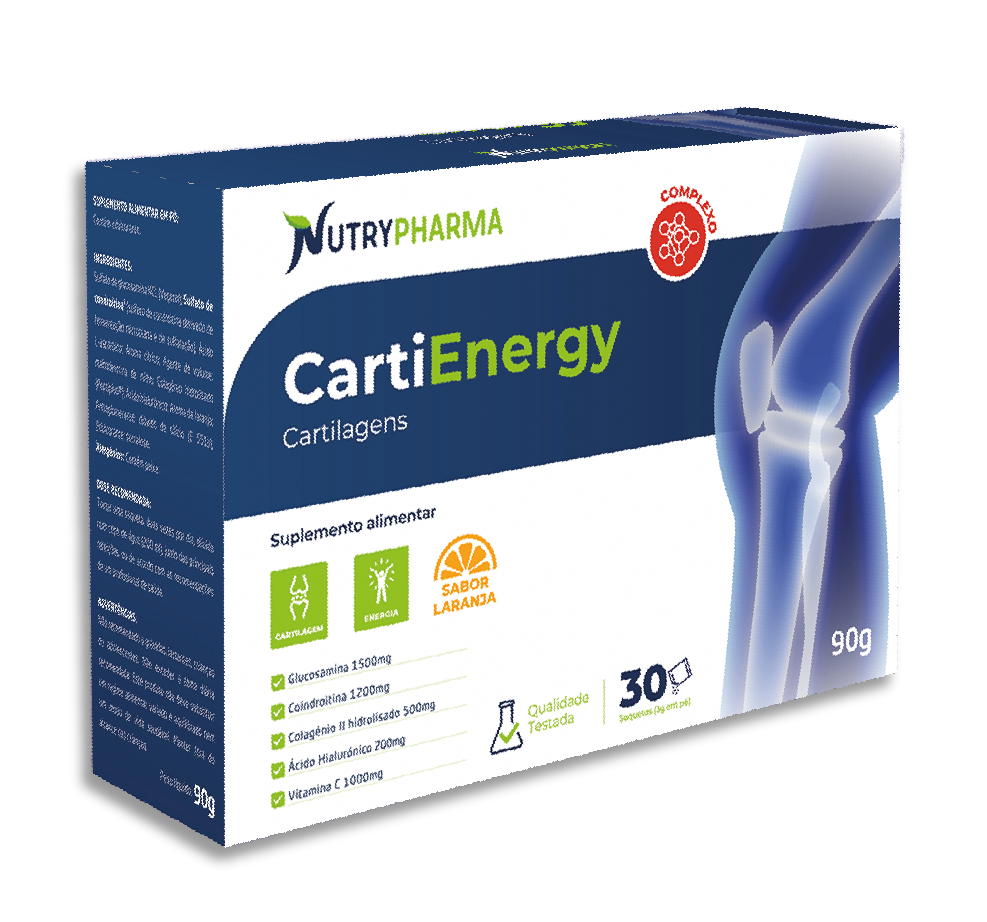 Cartienergy  pó Laranja - 3G (x30 saquetas)