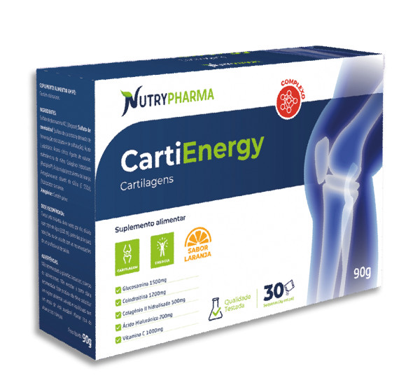 Cartienergy  pó Laranja - 3G (x30 saquetas)