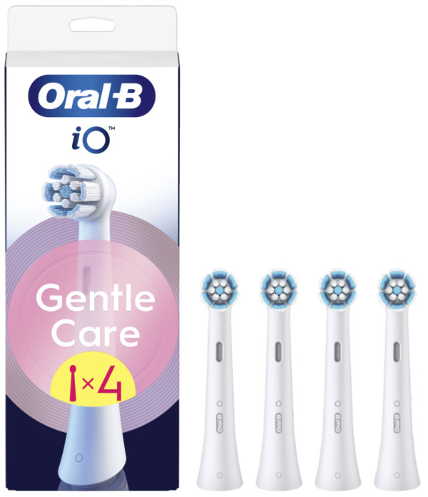 Oral B Io Gentle Care Escova Branca _Recargas (x4 unidades)