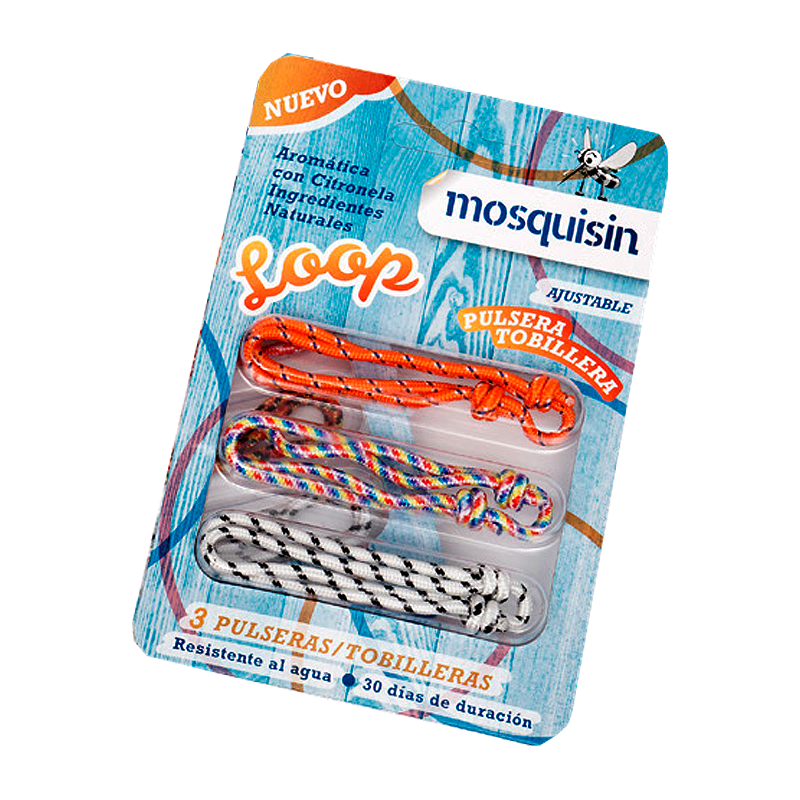 Mosquisin Pulseira Loop (x3 unidades)