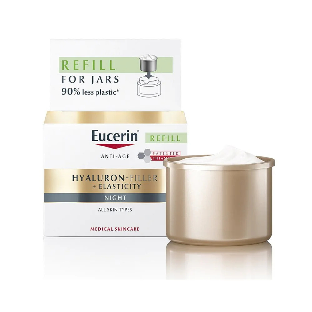 Eucerin Hyaluron-Filler + Elasticity Creme Noite Refill 50ml