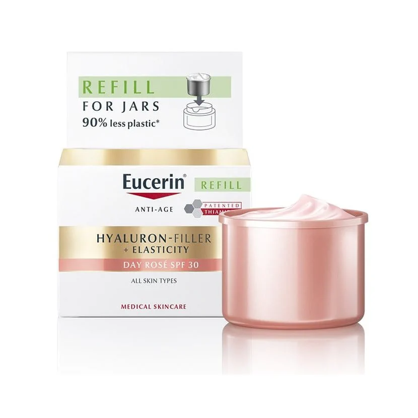 Eucerin Hyaluron-Filler + Elasticity Creme de Dia Rose FPS 30 Refill 50ml