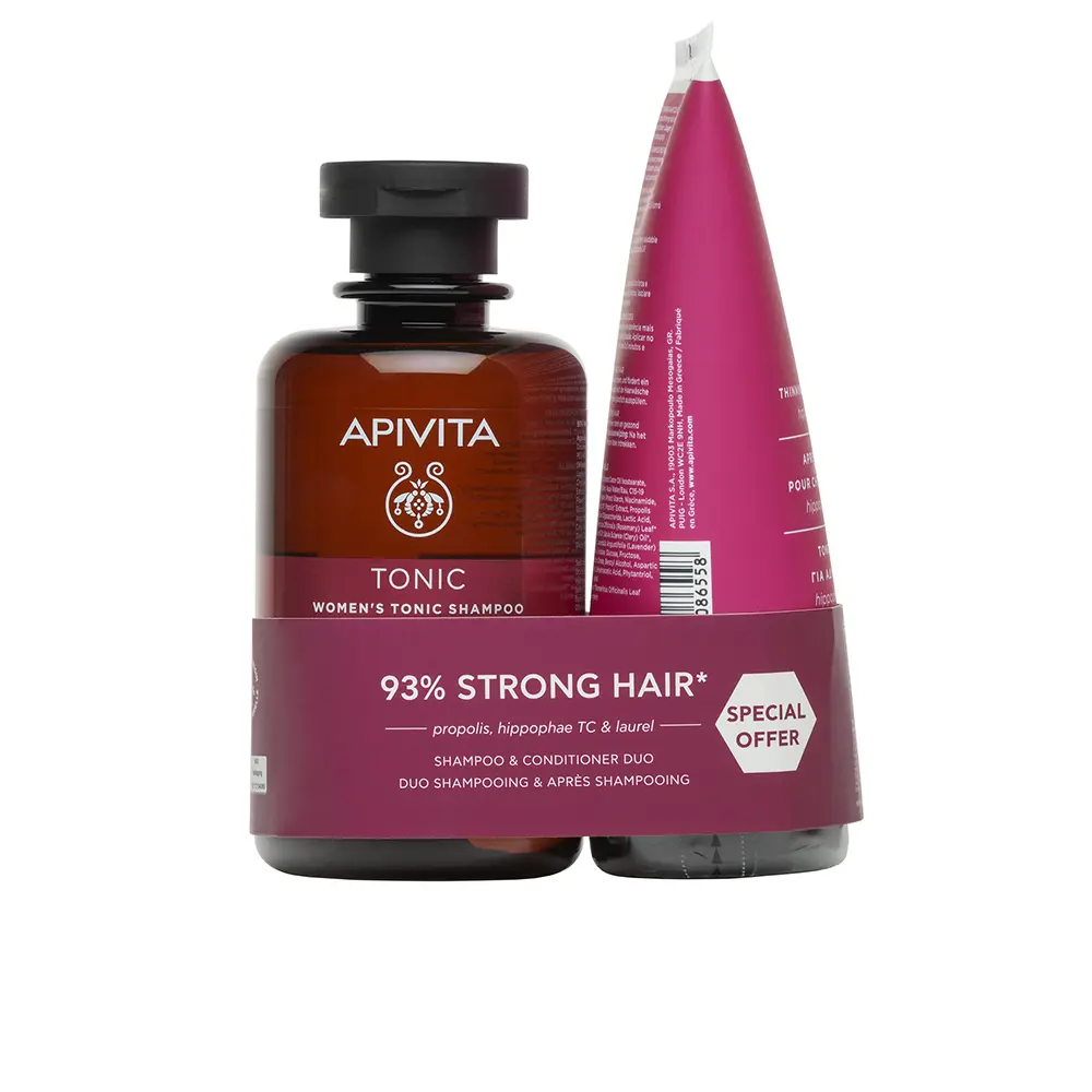 Apivita Capilar Champô Tonico Mulher 250ml + Condicionador 150 ml