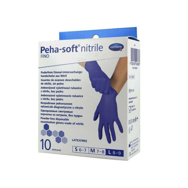 Peha-Soft Luva Nitrile Fino TamL X10