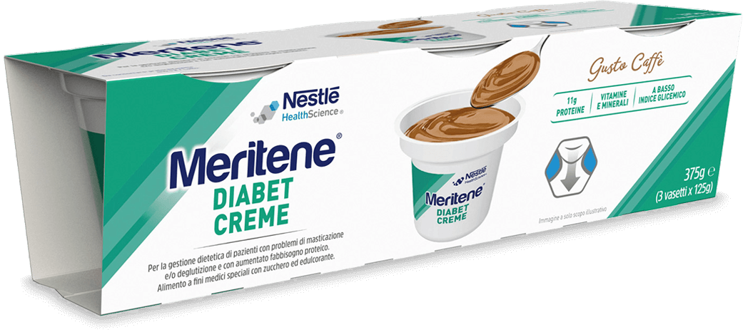 Meritene Diabet Creme Cafe  - 125g (x3 unidades)