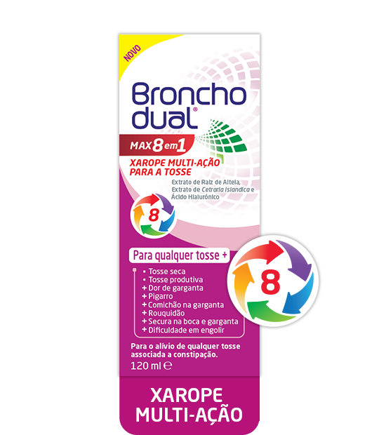 Bronchodual Xarope Multi-ação 8 em 1 - 120mL