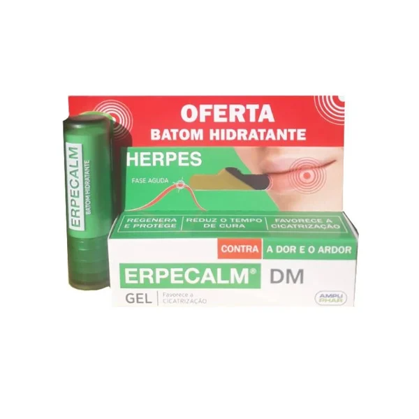 Erpecalm Dm Gel - 8ml + Oferta Batom Hidratante