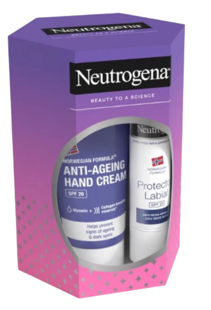 Neutrogena Maos Antiaging Creme + Stick Labial SPF20