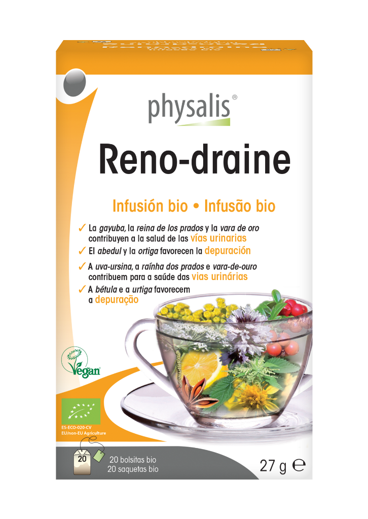 Physalis Reno-Draine Infusão Bio 20 Saquetas