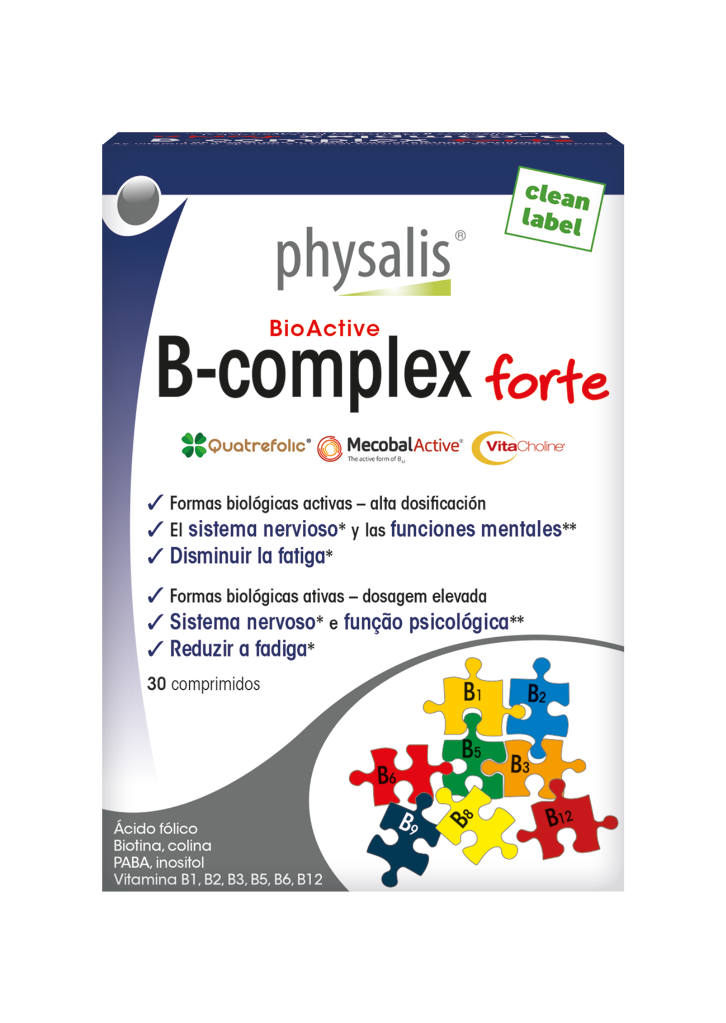 Physalis B-Complex Forte (30 comprimidos)