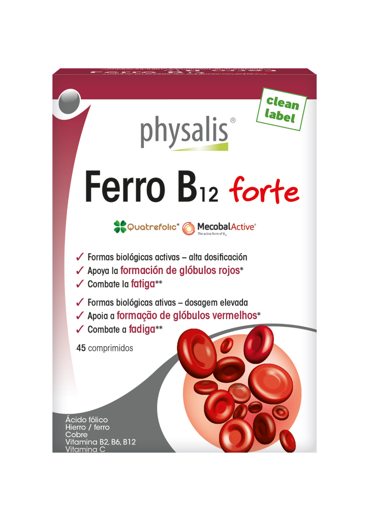 Physalis Ferro B12 Forte (45 comprimidos)