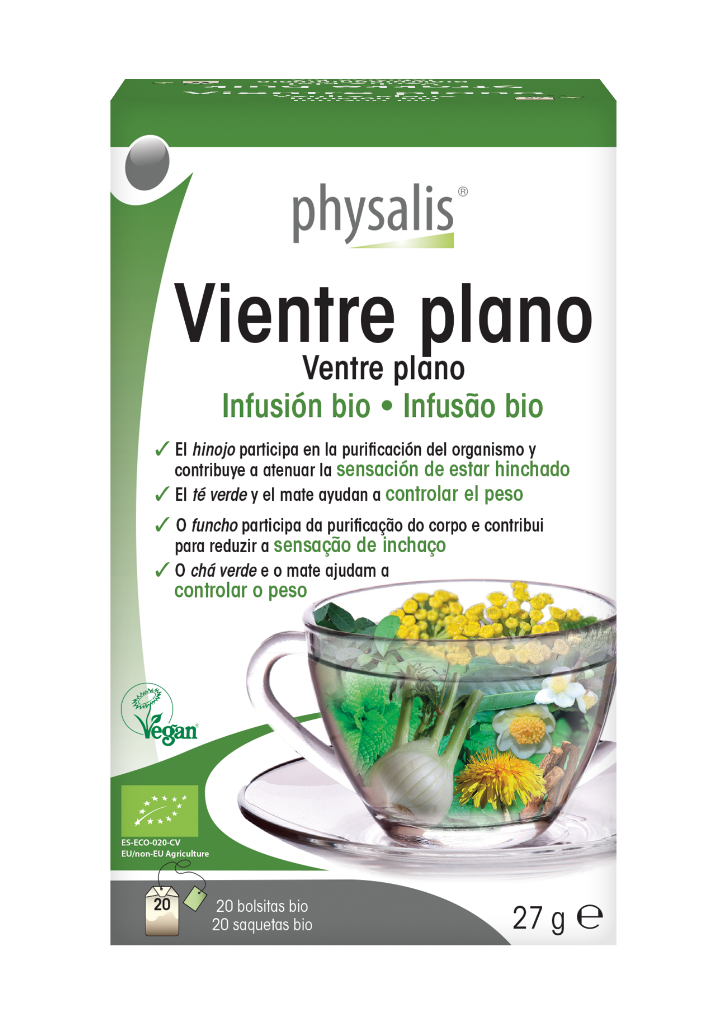 Physalis Ventre Plano Infusão Bio 20 Saquetas