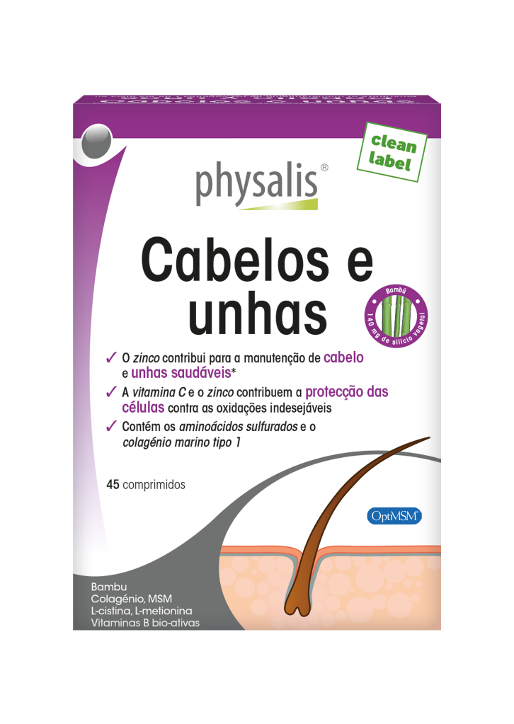 Physalis Cabelo E Unhas 45 Comprimidos