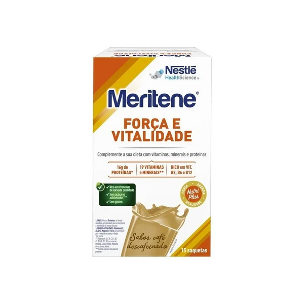 Meritene Força Vitalidade Café Descafeinado (x15 saquetas)