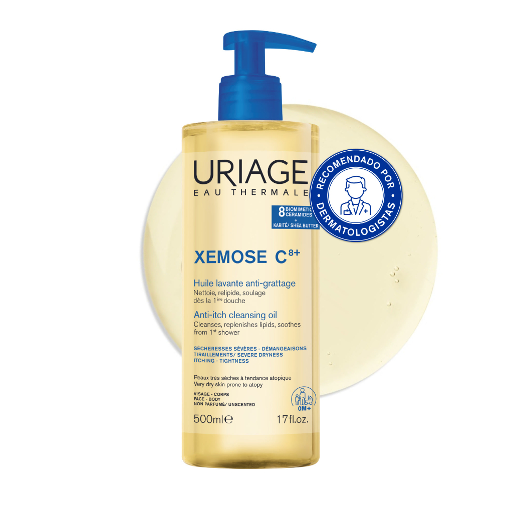 Uriage Xemose C8 Oleo Lavante Apaziguante 500ml