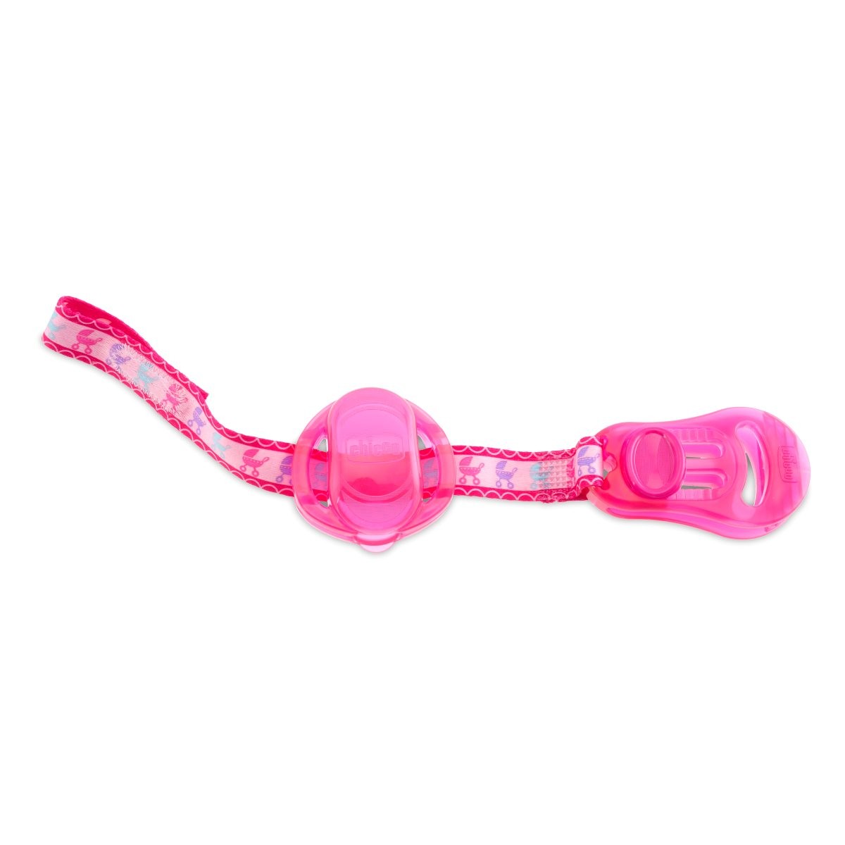 Chicco Clip Protetor Chupeta Chicco_ Rosa