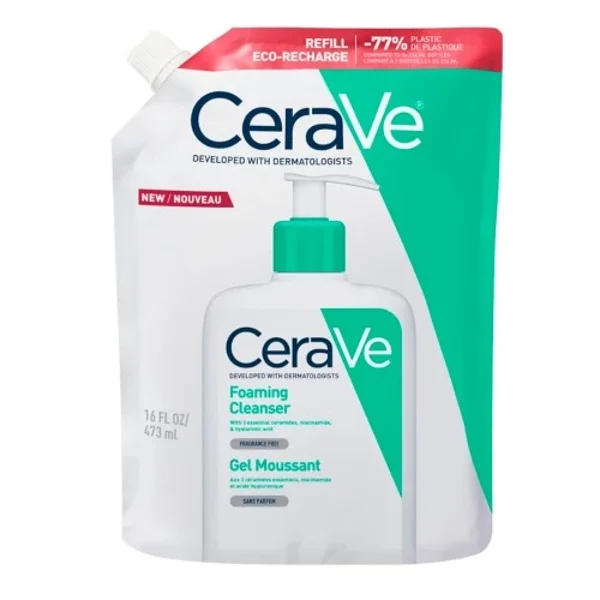 Cerave Gel Espuma Limpeza Recarga - 473ml - 30%