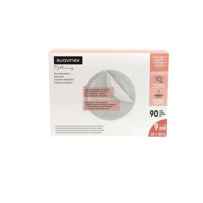Suavinex Discos Absorventes Peito (60+30 unidades)