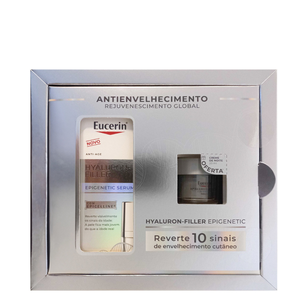 Eucerin Hyaluron-Filler Epigenetic Serum 30ml +Oferta Hyaluron-Filler Noite 20ml