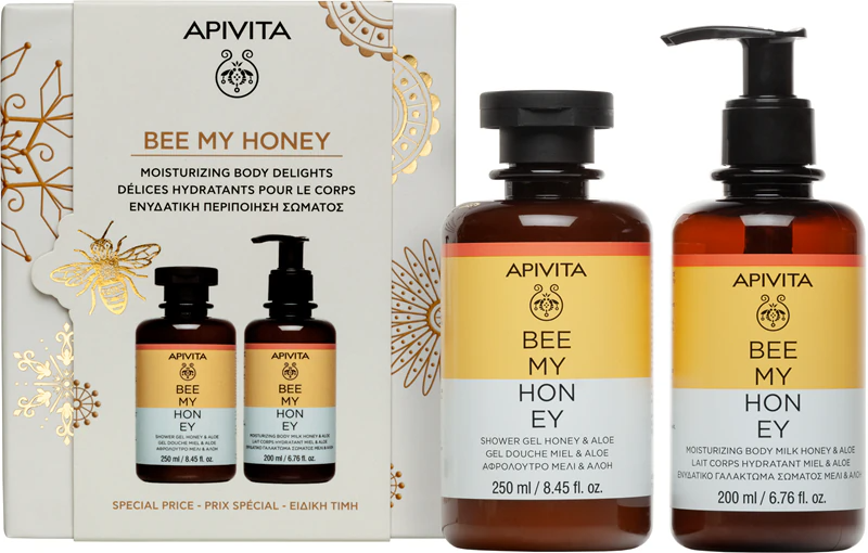 Apivita Bee My Honey Gel Banho 250ml + Leite Hidratante 200ml
