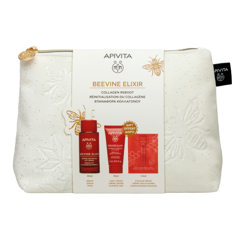 Apivita Beevine Elixir Serum 30ml +Creme Ligeiro 15ml +Creme olhos 1.5ml