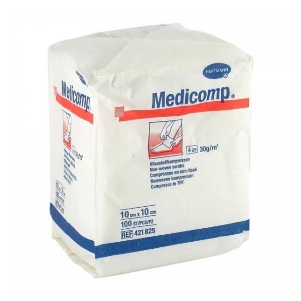 Medicomp Compressa - 10x10cm (x100 unidades)