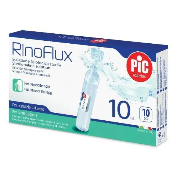 Pic Rinoflux Solução Fisiologica Esteril - 10ml (x10 unidades)