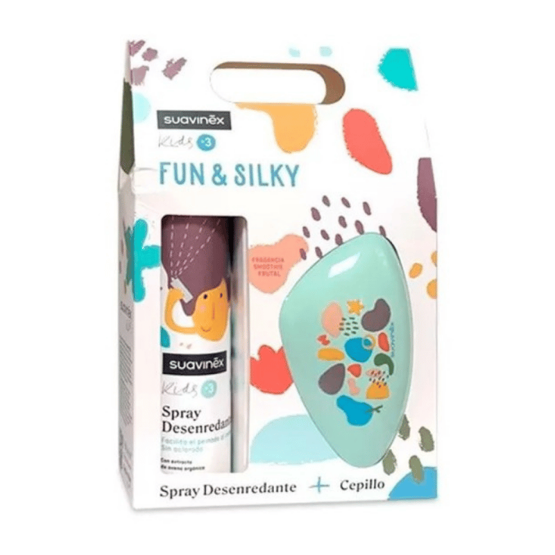 Suavinex Kids Fun&Silk Spray Desembaraçante + Escova