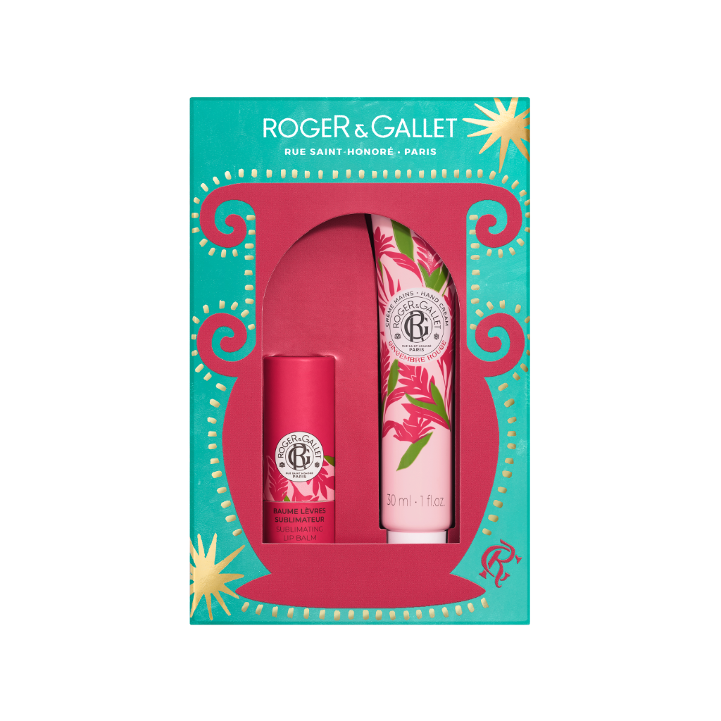 Roger & Gallet Gingembre Rouge Stick Labial + Creme Mãos