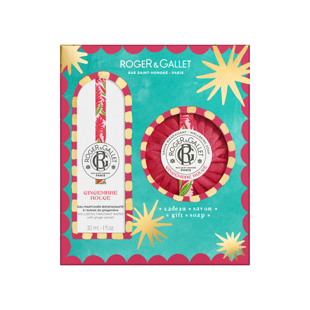 Roger & Gallet Gingembre Rouge Eau Toilette - 30ml + Sabonete - 100g