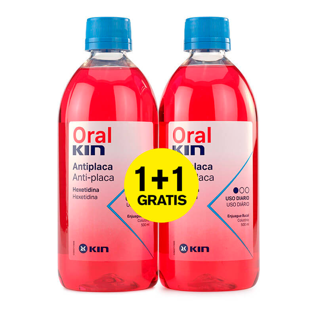 Oralkin Colutório 500ml  X 2 unidades