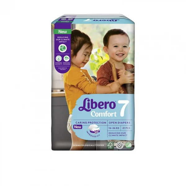 Libero Comfort _7_Fralda_16-26Kg (X20 unidades)