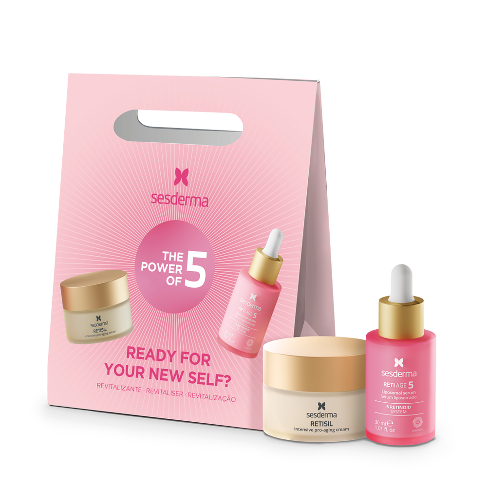 The Power Of 5 Antienvelhecimento - Sesderma Reti Age 5 Serum - 30ml + Sesderma Retisil Creme Intensivo - 50ml
