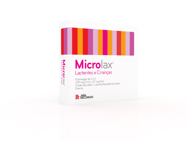 Microlax, 270/27 mg/3 ml (x6 enema sol tubo)