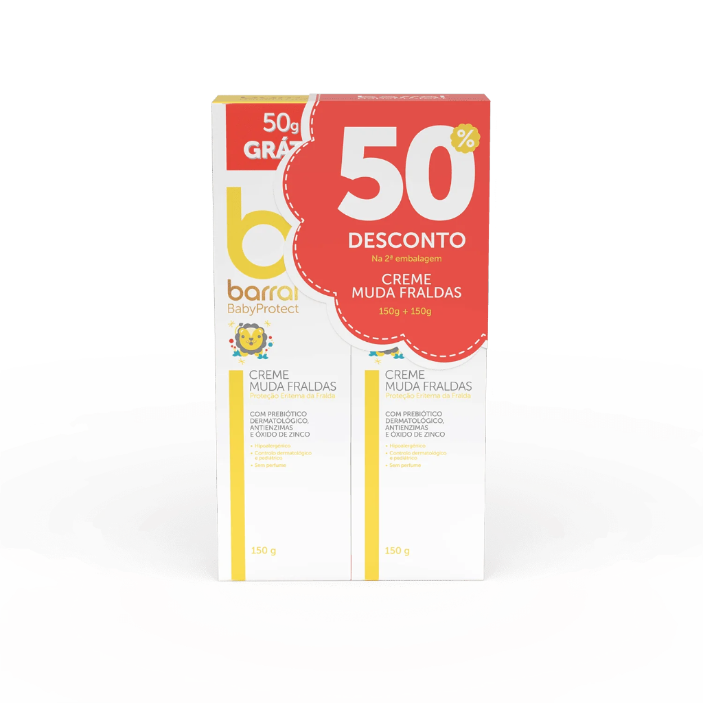 Barral Babyprotect Creme Muda Fralda - 150g (Pack Duplo)