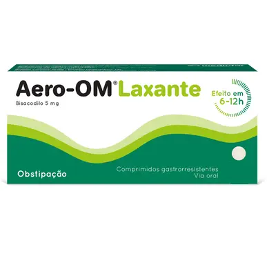 Aero-Om Laxante , 5 Mg (20 comprimidos gastroresistentes)