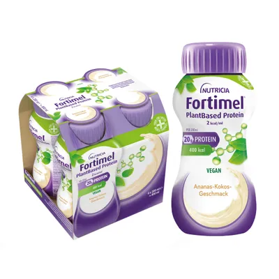 Fortimel PlantBased Protein Ananas/coco - 200Ml (4 unidades)